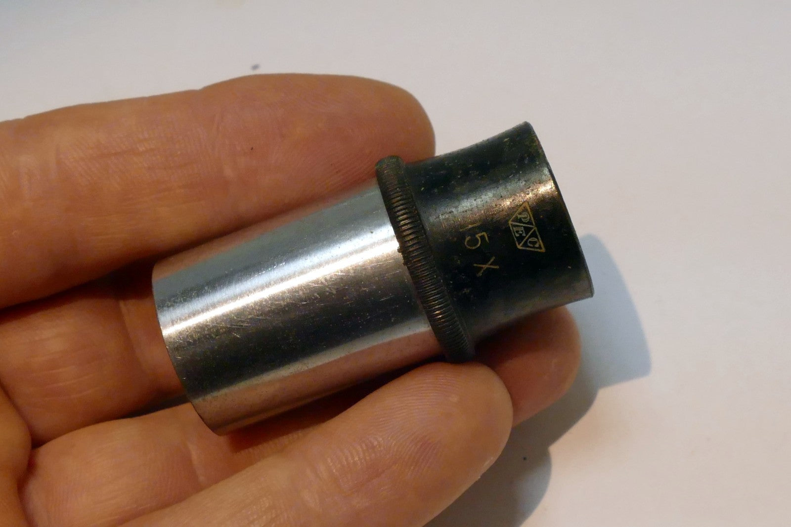 PEC 15X MICROSCOPE EYEPIECE OCULAR ~ 23mm OD 23B Pecon