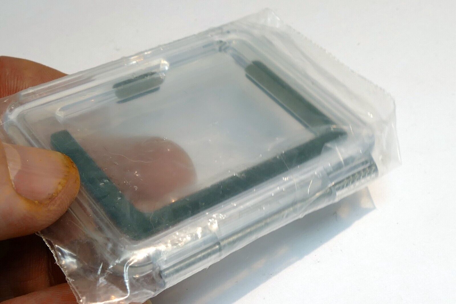 GoPro Hero  plastic back plate  for the hard case (clear ) - genuine OEM