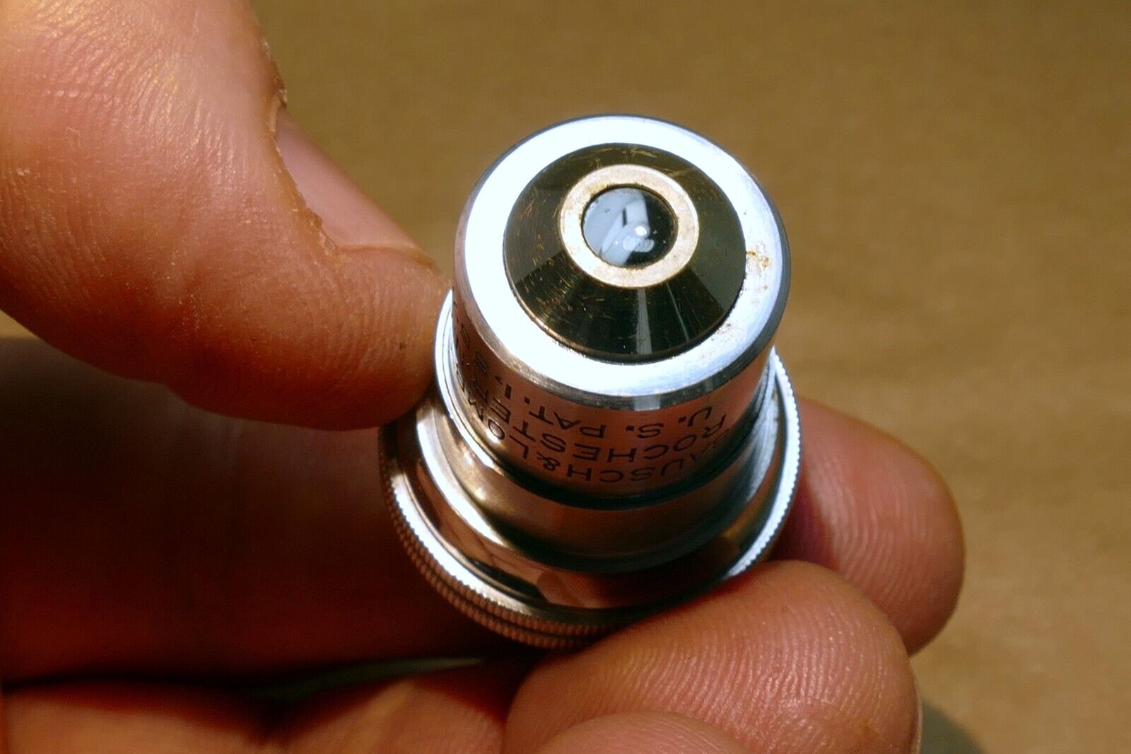 Bausch Lomb 10X 16mm 0.25 Divisible Microscope Objective Rochester NY