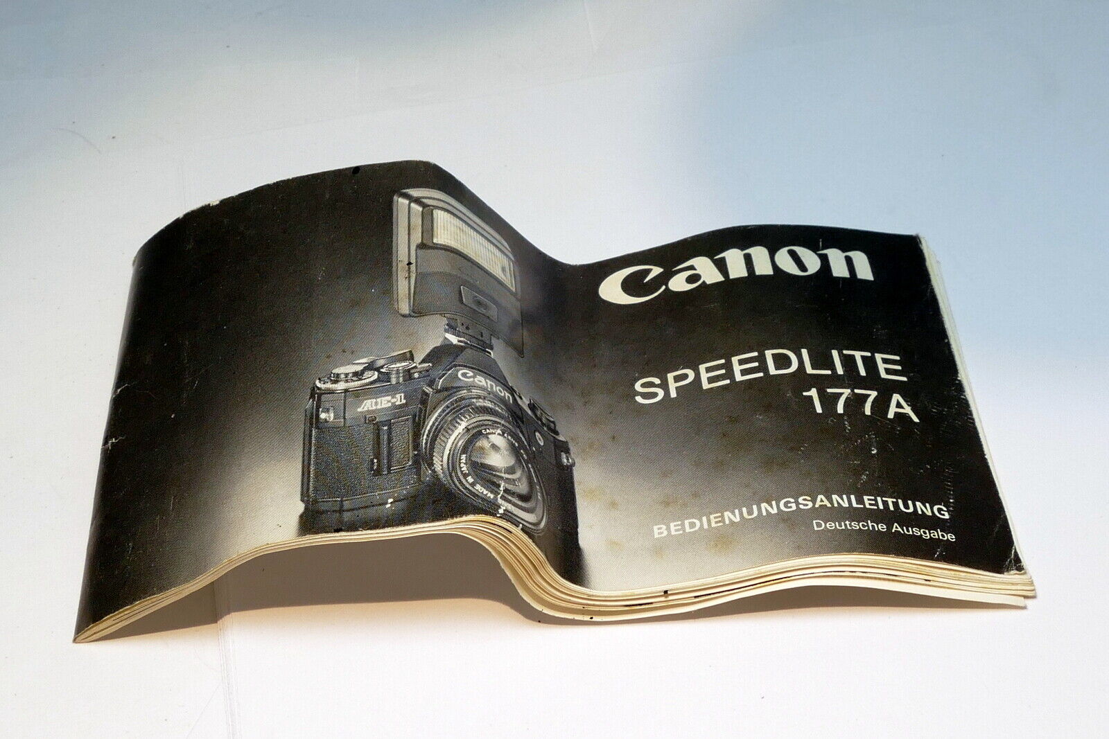 Canon Speedlite 1777A german Deautche Ausgabe bedienungsanleitung