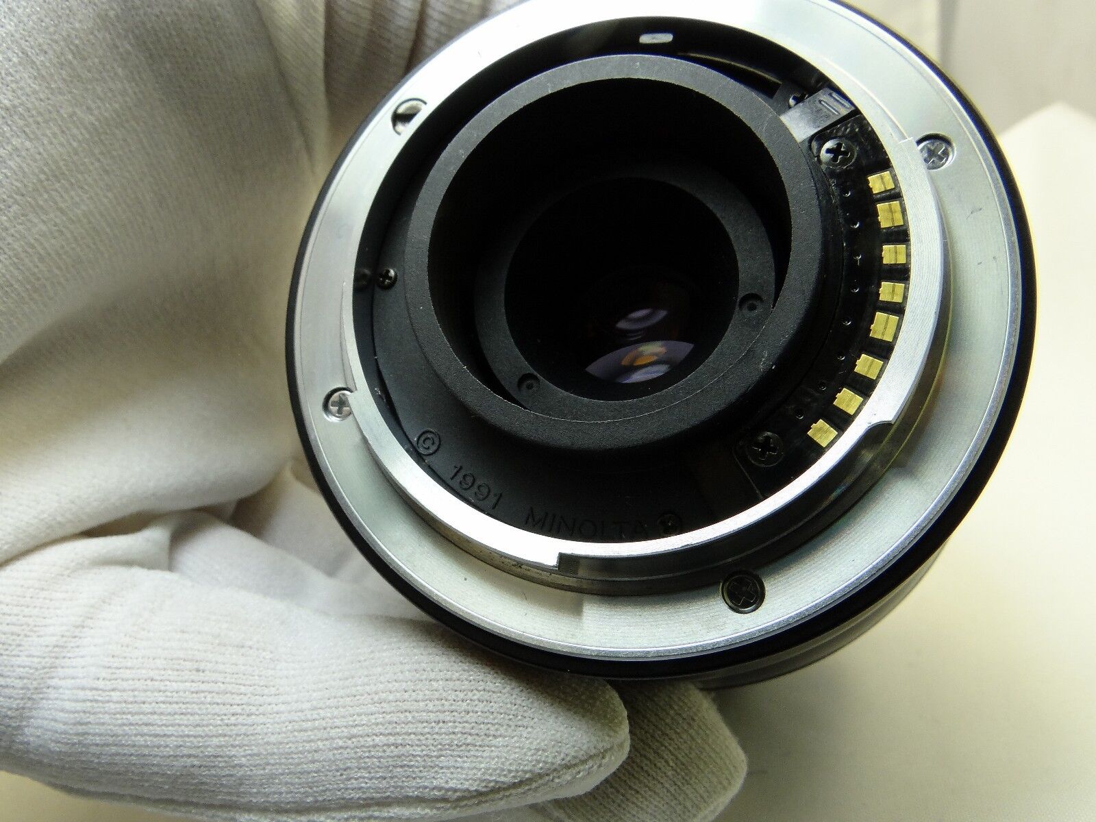 Konica Minolta AF XI 28-80mm f4-5.6 Lens (aperture blades stuck w/ oil) -  Parts