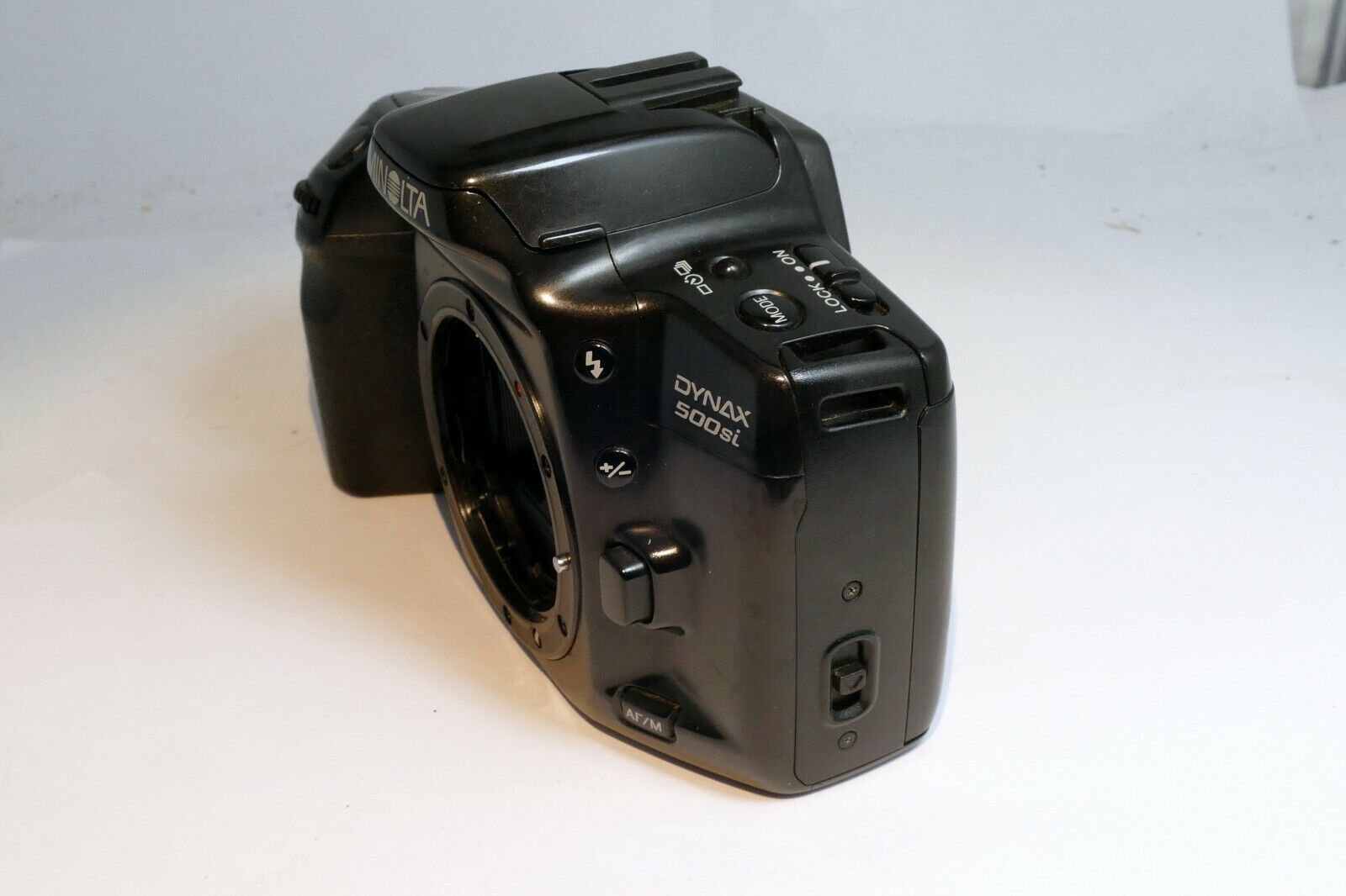 Minolta Maxxum 500si camera body only for parts as found AS IS - UNTESTED