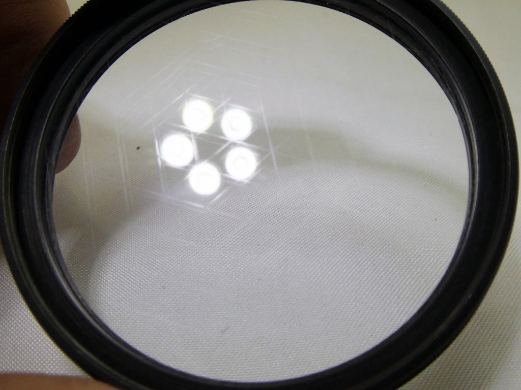 Adjustable angle 6 Star Cross Screen CS 55mm Lens Filter  rotating rim