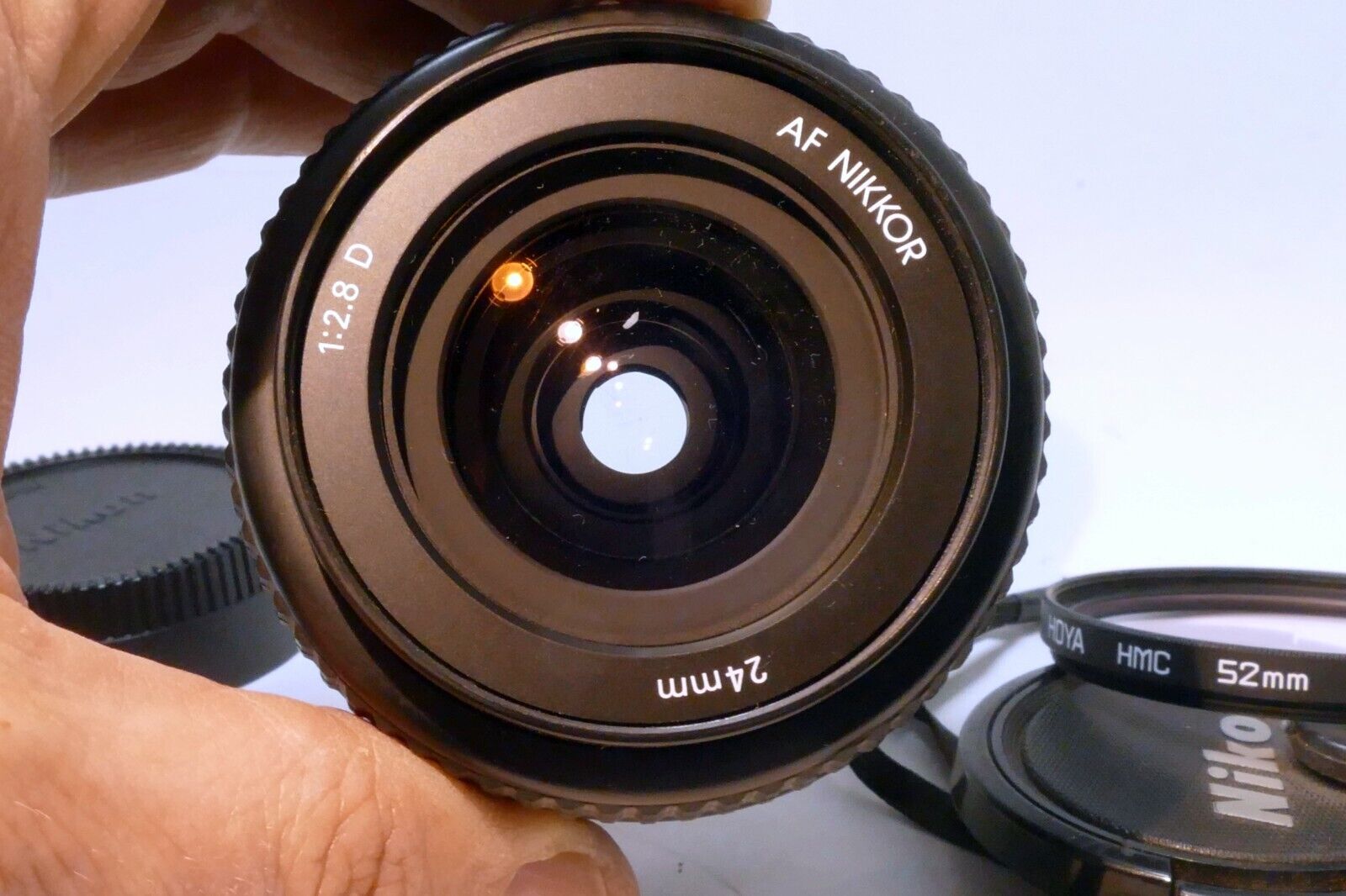 Nikon Nikkor AF 24mm F2.8 D Autofocus Lens  AS IS - parts - works manual mode