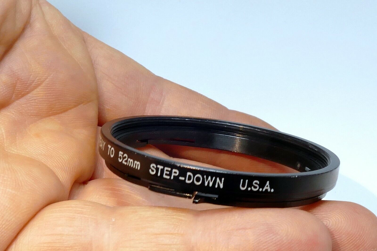 B50 to 52mm filter step-down ring for Hasselblad Bayonet threaded top screw in