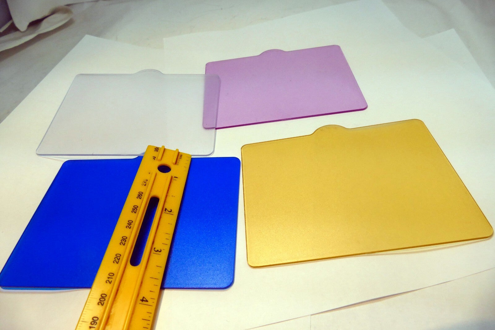 Color Filter Set kit for W160 Video LED Light Lamp 3.5X4.5" Wansen