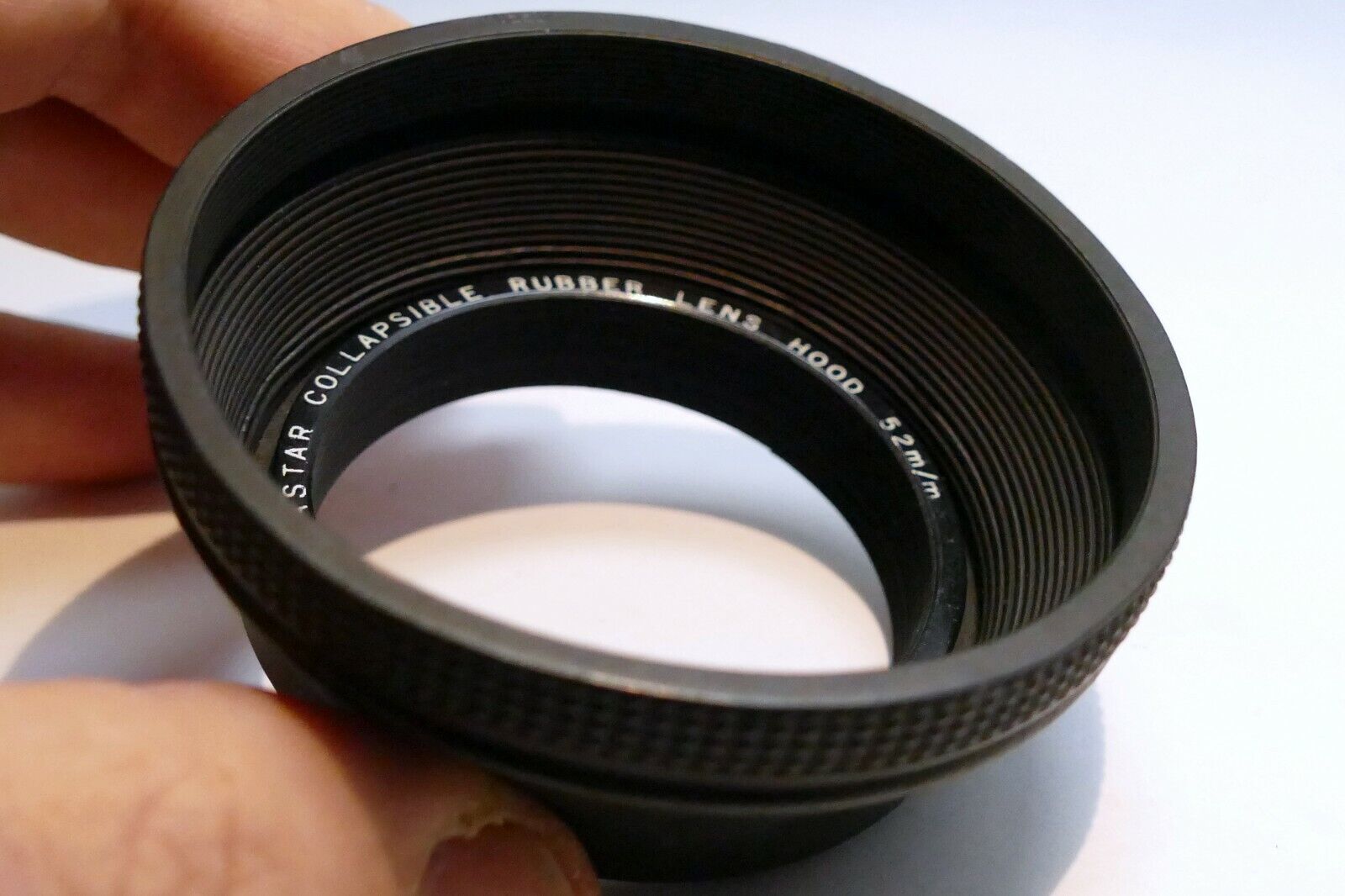 52mm rubber lens hood shade for normal to medium telephoto