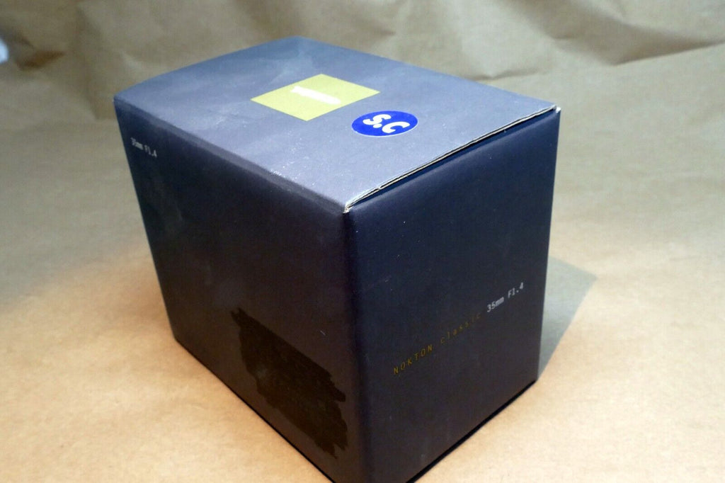 empty lens box (only) for  Nokton Classic Voigtlander 35mm f1.4 S.C.  M lens