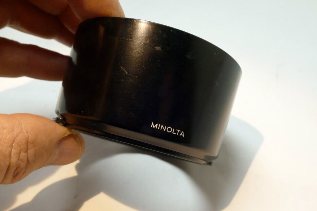 Minolta A 70-210mm f4.0 AF Maxxum Lens Hood Shade for 55mm rim beercan  OEM