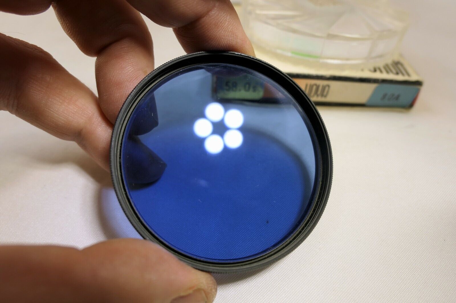 HOYA 58mm 80A Blue  Lens Filter screw in type boxed