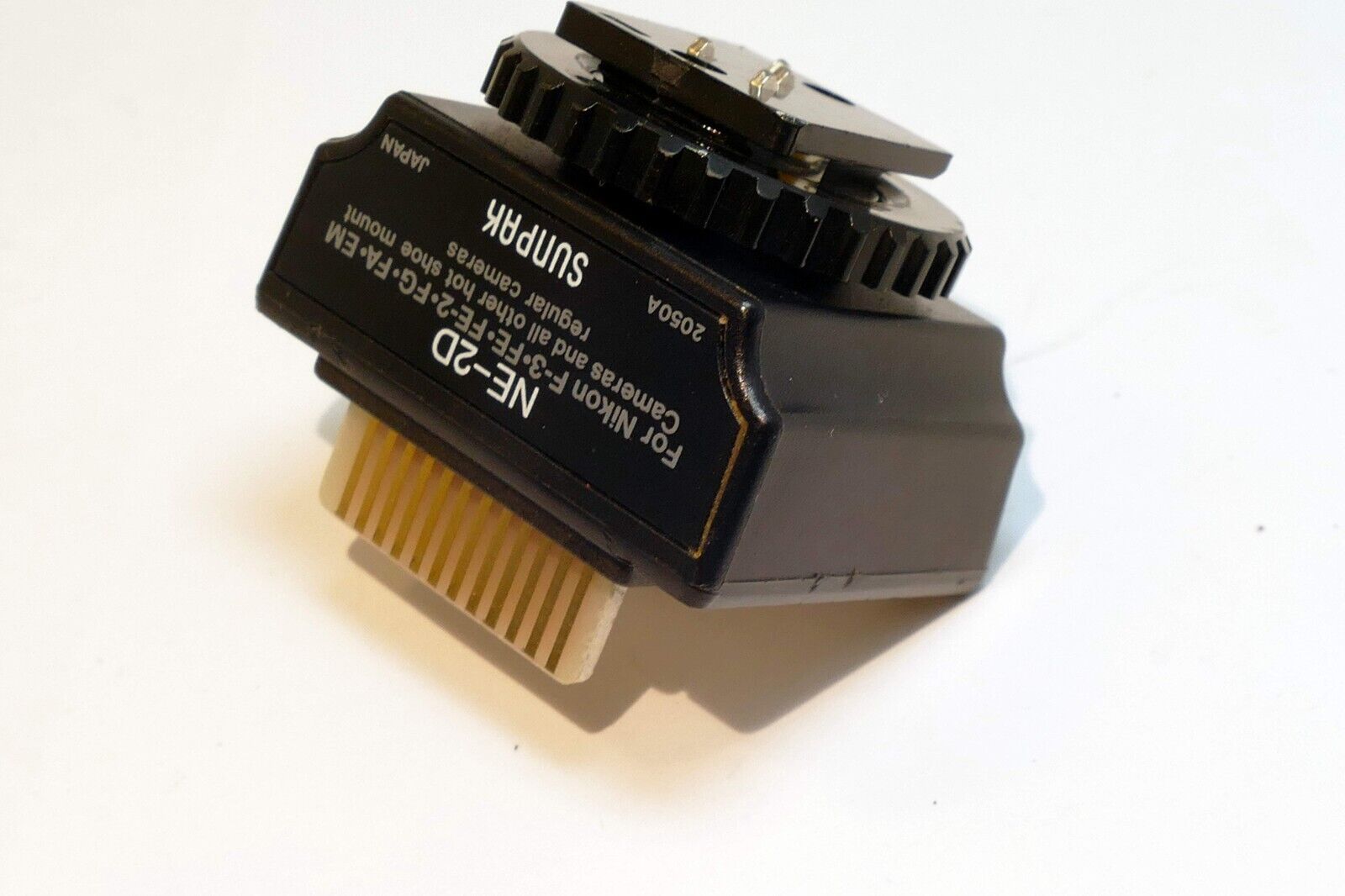 Sunpak NE-2D  Flash  Adapter attachment  for Nikon F3 FE2 FA  cameras vintage