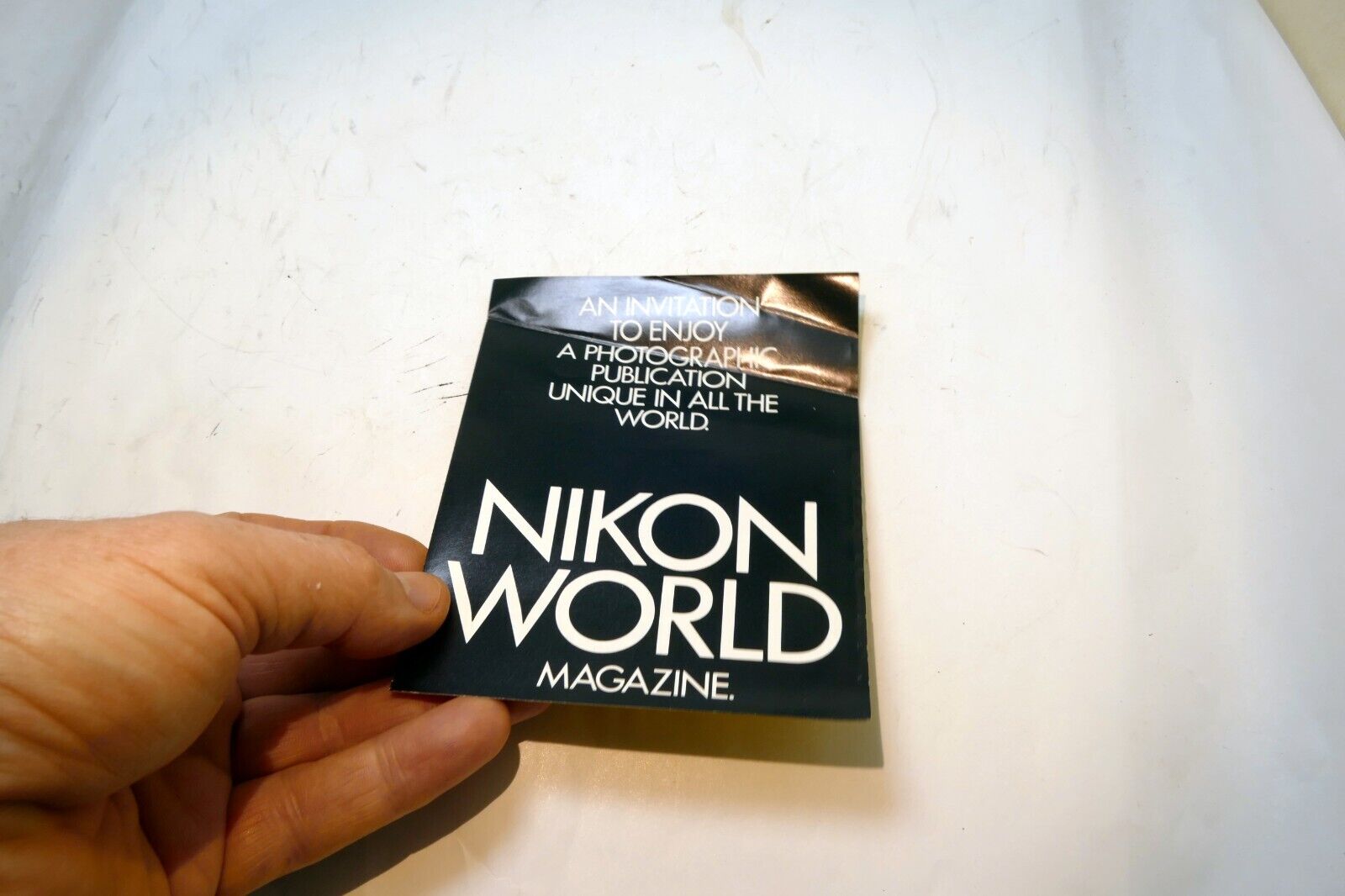 Order card form for Nikon World Photographic Magazine - vintage 1980's