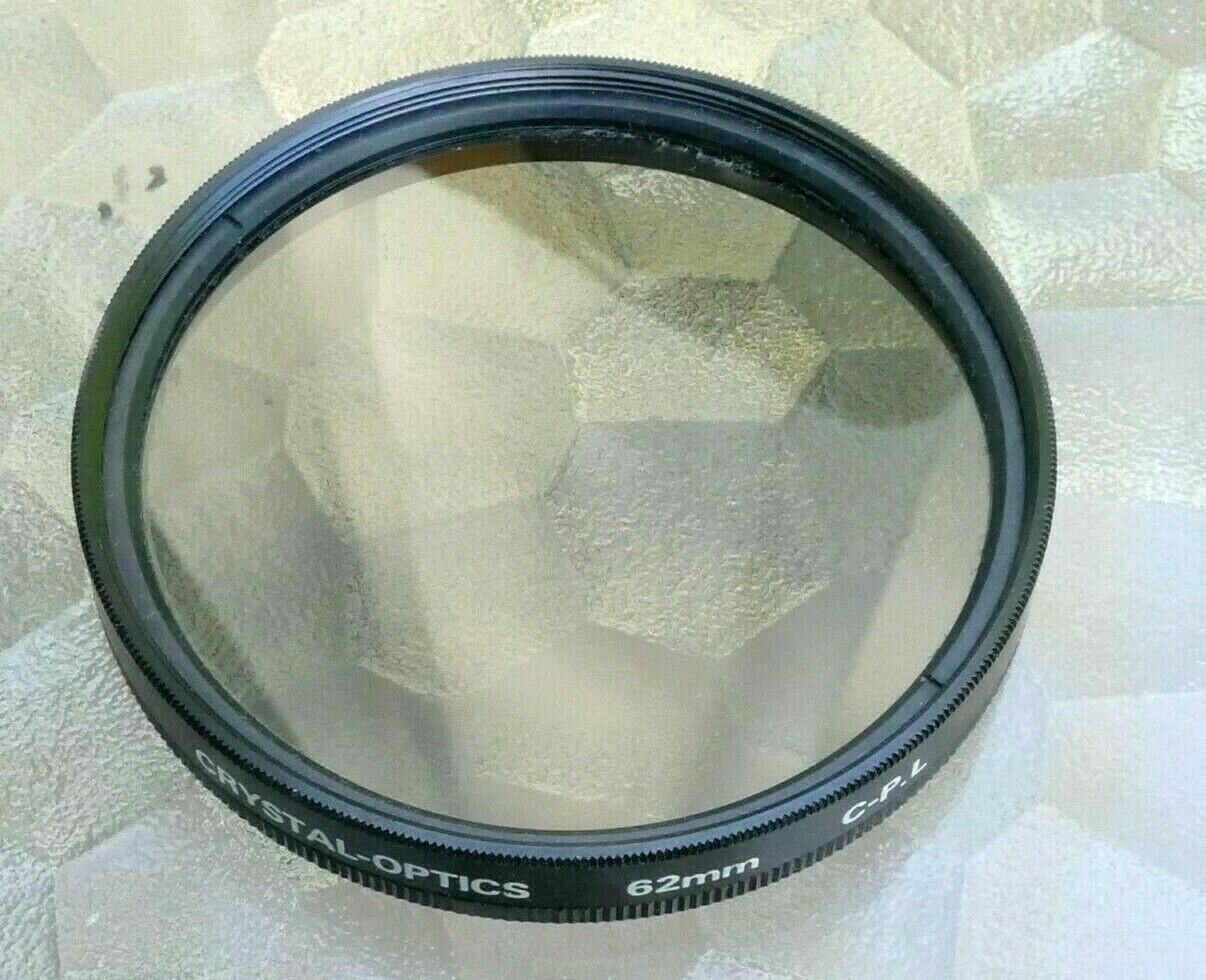Crystal Optics C-PL Circular polarizing 62mm filter Lens
