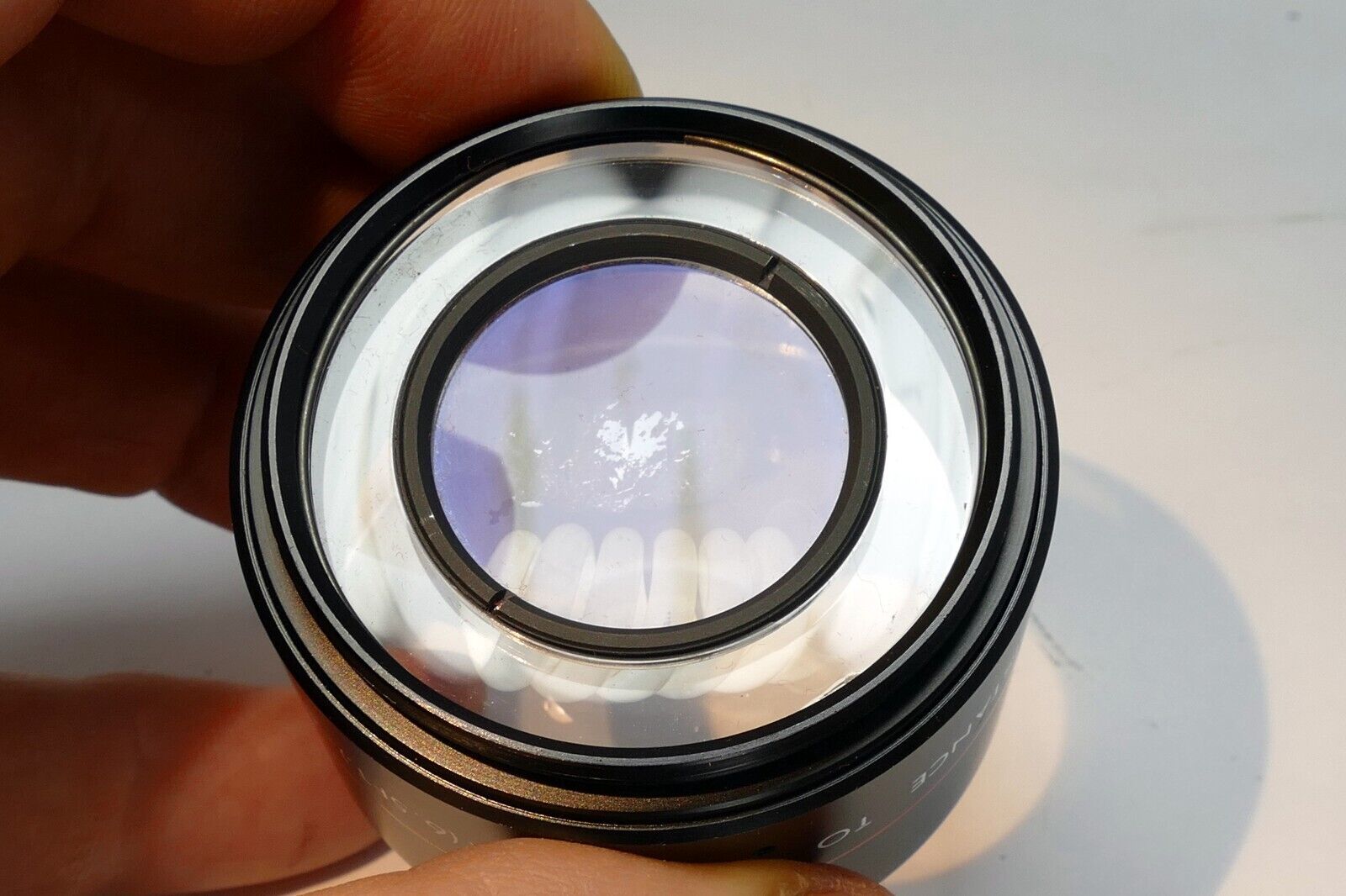 EXEL AUX 46mm lens for Talker wide angle with haze