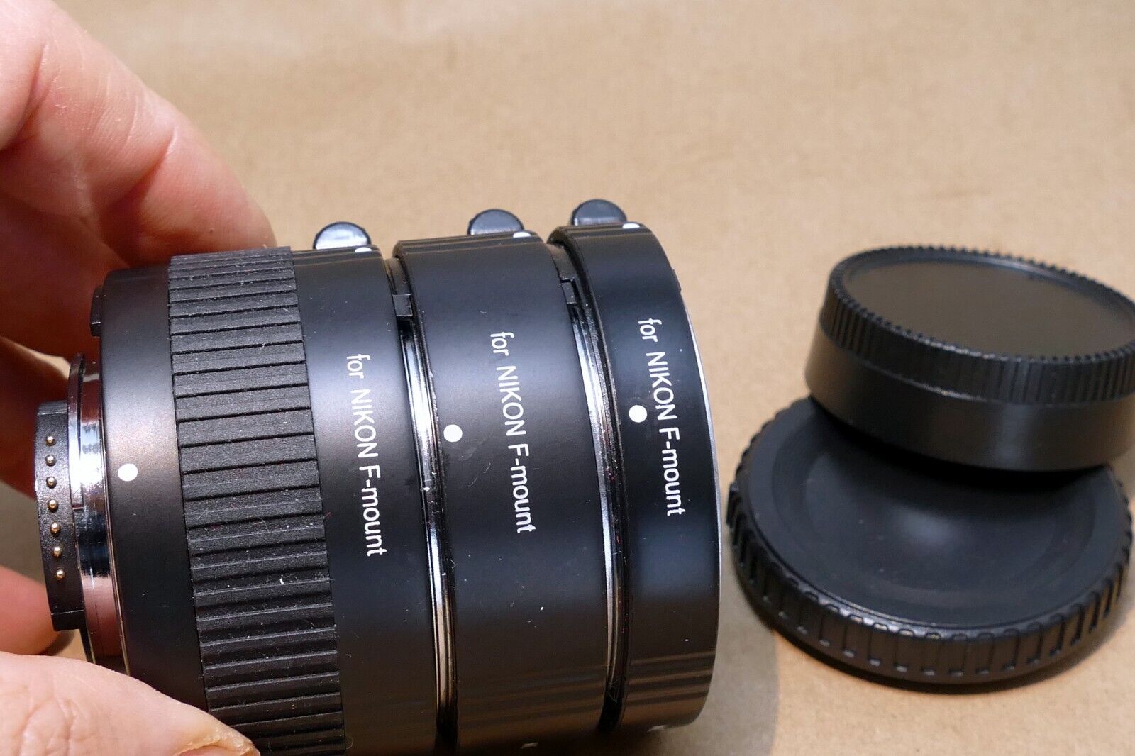 Movo Macro Extension Tube set 12mm 20mm 36mm Lens for Nikon N / F