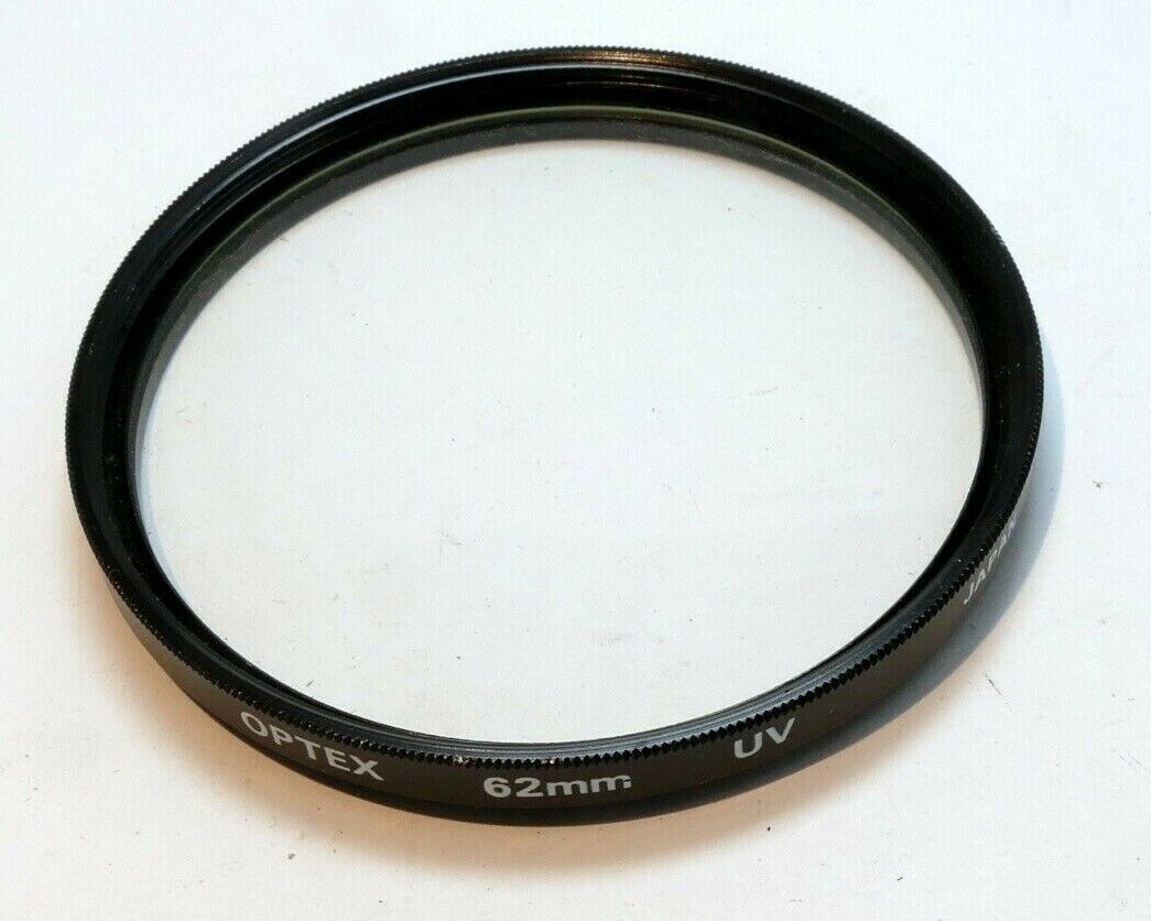 Optex UV   62mm Lens Filter  made in Japan