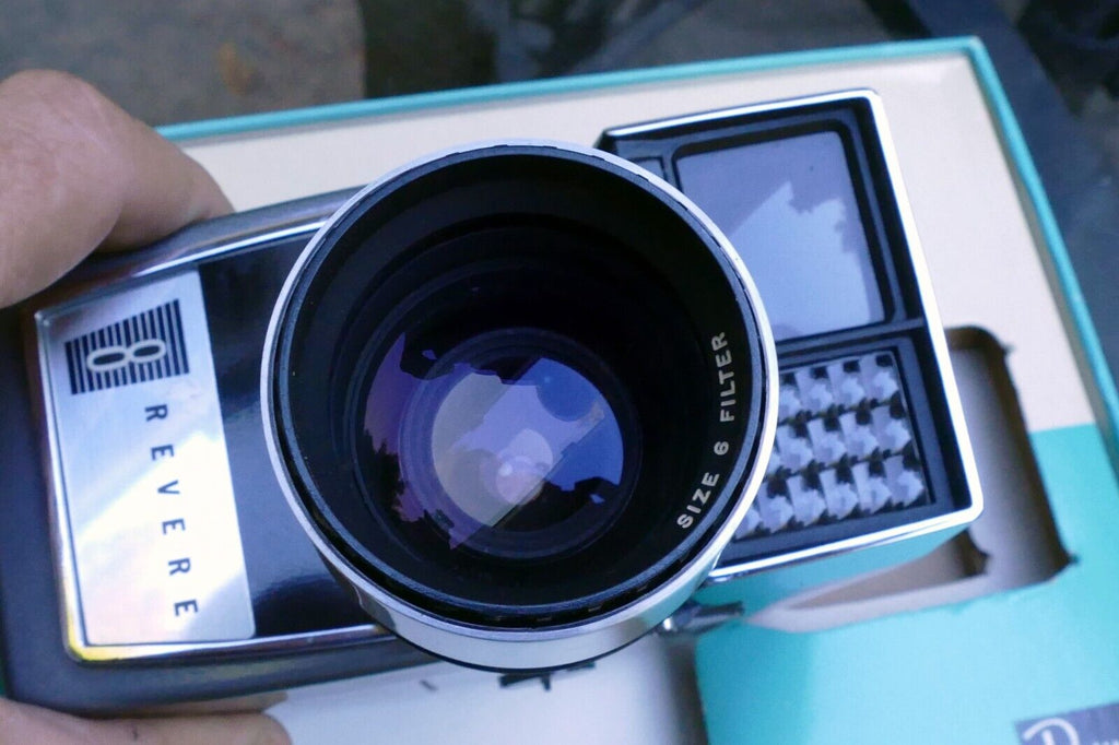 Revere 8 Eye-Matic 8mm Spool Model 143 Power Zoom w/ f1.8 Raptar Lens - AS IS