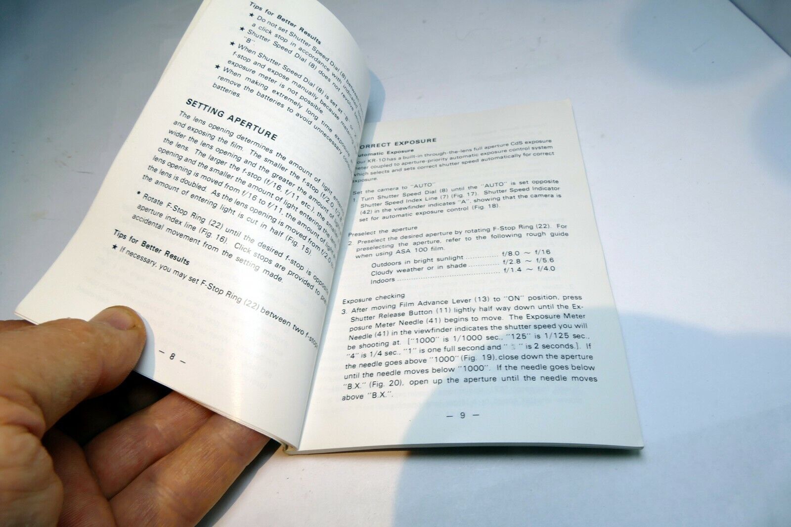 Ricoh KR-10 Camera Guide Instruction Manual English
