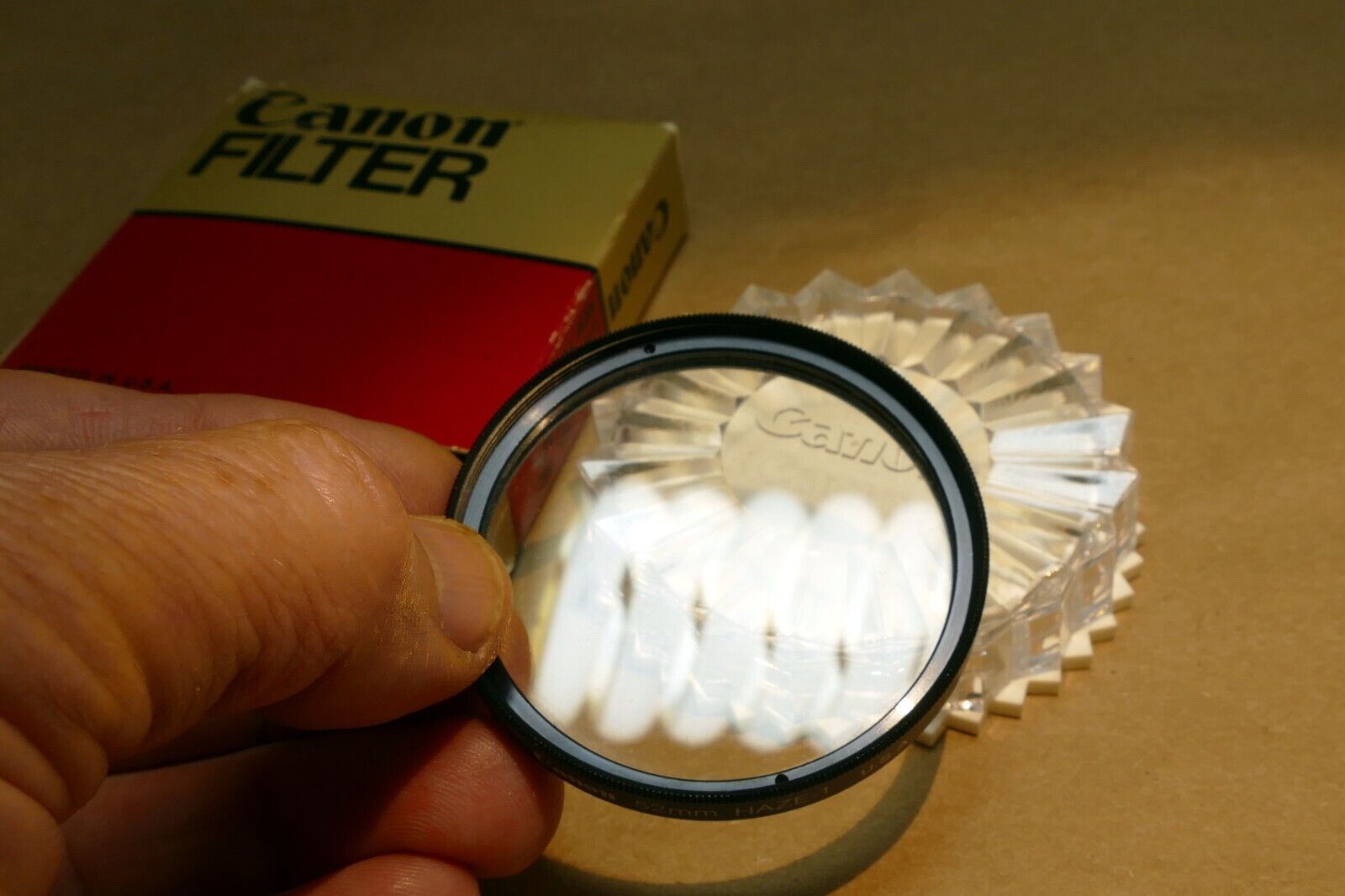52mm Filter Canon UV Haze-1  USA Boxed  -  mint  - genuine OEM