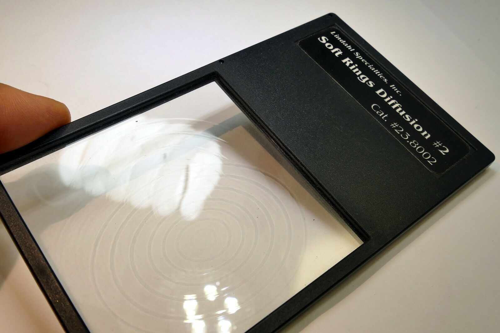 LINDAHL SOFT RING DIFFUSION #2 Drop in Lens Filter square 3X3" Portraiture Focus