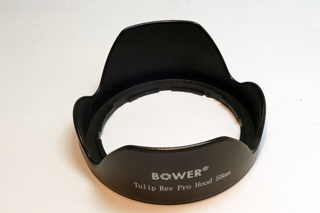 Bower 58mm Lens hood Shade Tulip Rev Pro