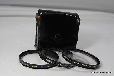 Paramount 55mm kit +1, +2, +3  Filter macro close up set