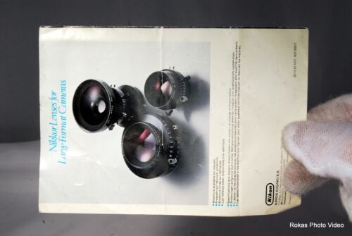 Nikon Lenses EL-Nikkor brochure (EN) large format enlarger catalog list