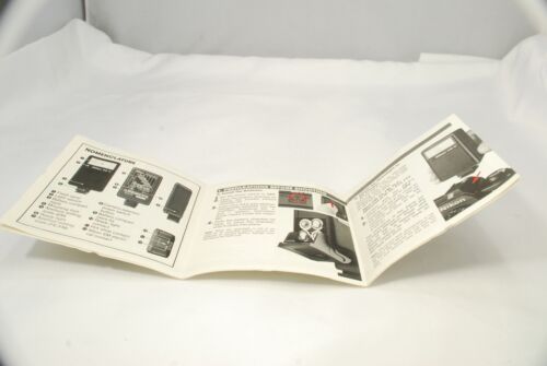 Nikon Speedlight SB-E Flash Owner's Manual 7216030