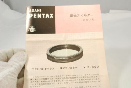 Asahi Pentax Spotmatic photo Booklet 7216053 accessory list catalog Japanese