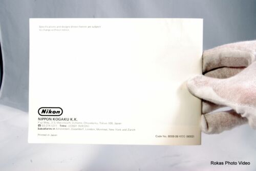 Nikon F3 The Nikon Way to Photography system brochure booklet Guide Genuine