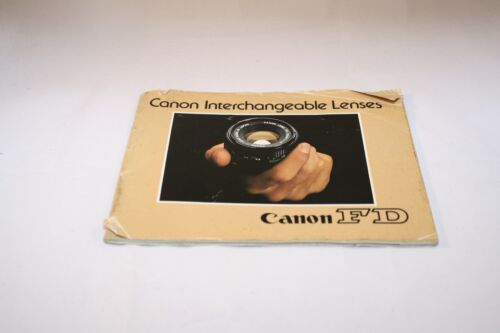 Canon Interchangable Lenses FD system Guide Brochure  (EN) 5110063