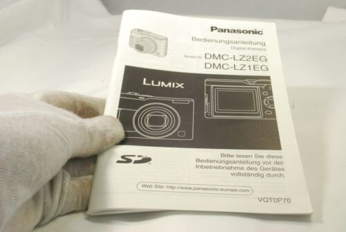 Panasonic Digital Camera manual DMC-LZ2EF DMC-LZ1EF Bedienungsanleitung German