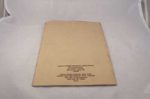 Care & Use Of Your Camera (EN) guide photography