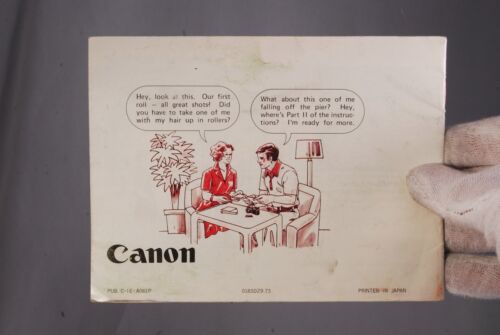 Canon Camera AE-1 Basic  Intructions to picture taking  Part 1 I (EN) 7212006