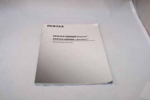 Pentax Photo Browser/Laboratory software Instruction Manual (EN) 5110057 Guide