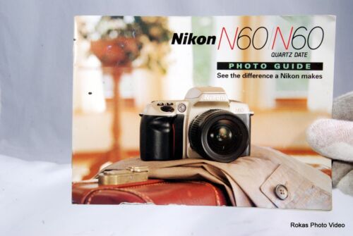 Nikon Camera N60/ N60QD Photo Guide system brochure booklet Genuine (EN)