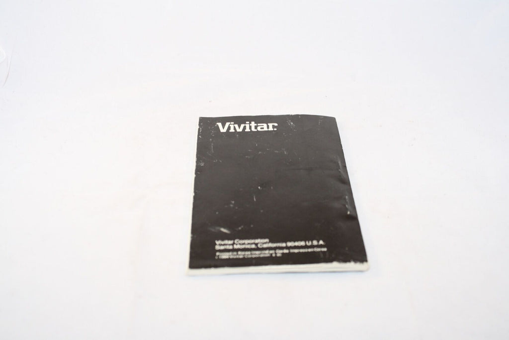 Vivitar Flash 550 FD N Instruction Manual (EN) 6103022
