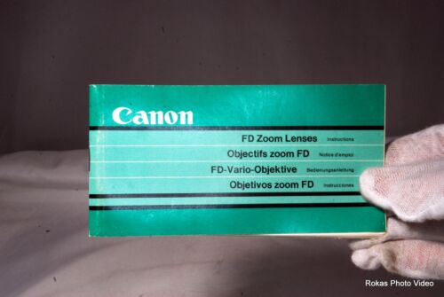 Canon Lens Zoom FD System Guide (EN) Brochure List