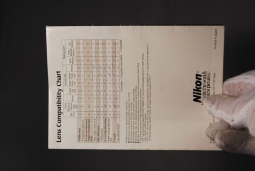 Nikon Camera N6006 Daring Photography System information Acessorie Brochure