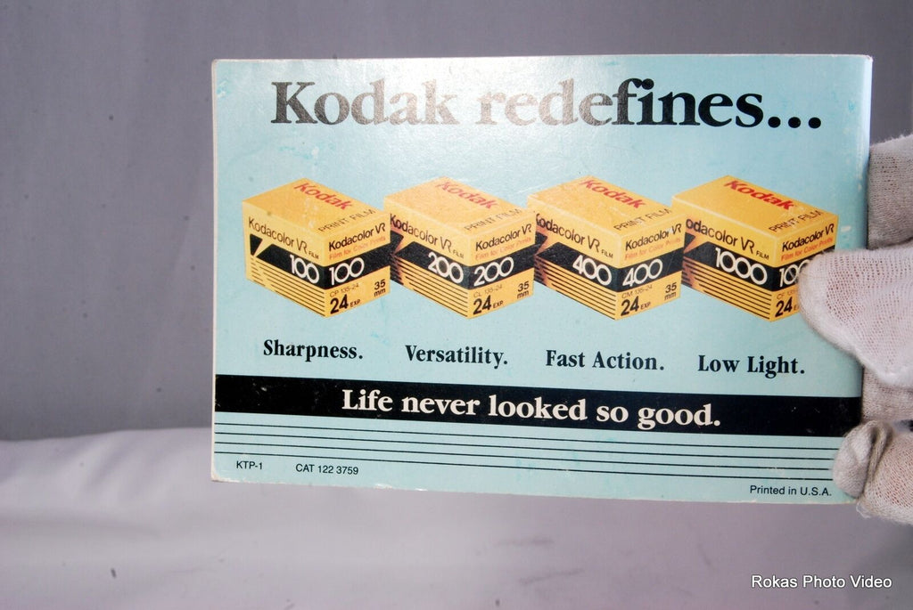 Kodak Better 35mm Pictures  with New KODACOLOR VR photo Guide (EN) pocket