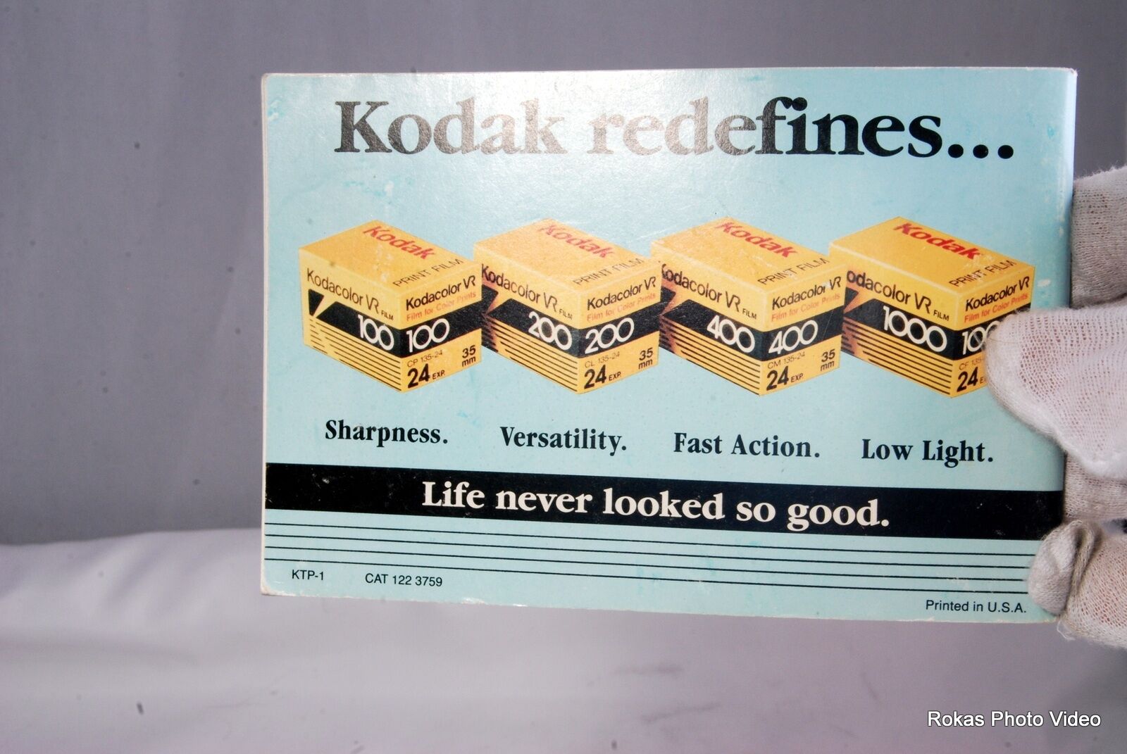 Kodak Better 35mm Pictures  with New KODACOLOR VR photo Guide (EN) pocket
