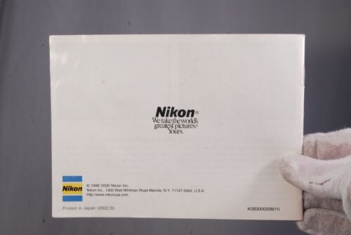 Nikon Camera N60/N60QD Photo Guide (EN) 7208036
