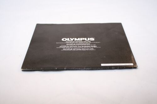 Olympus OM System Chart Instrucion Guide List Accessory (EN) F S German Francais