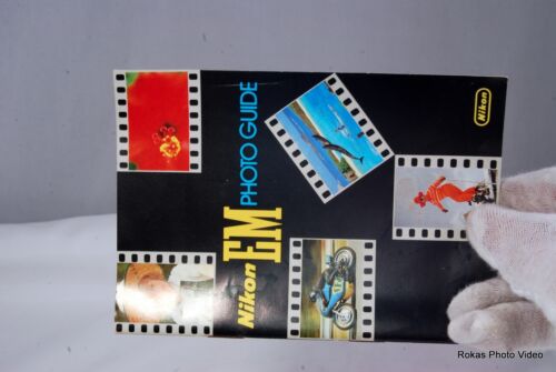 Nikon EM camera Photo Guide System Lens Guide (EN) lenses and flashes MINT