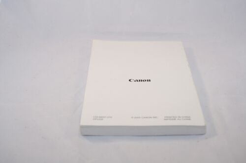 Canon Direct Print User Guide EN 7117024 instruction manual Espanol Francais