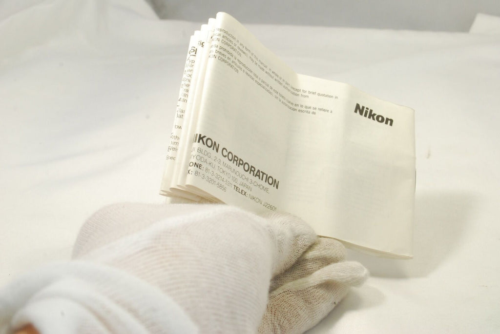 Nikon Nice Touch Zoom camera Guide Instruction Manual 7219058