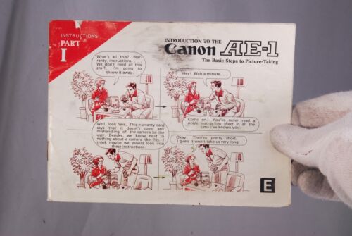 Canon Camera AE-1 Basic  Intructions to picture taking  Part 1 I (EN) 7212006