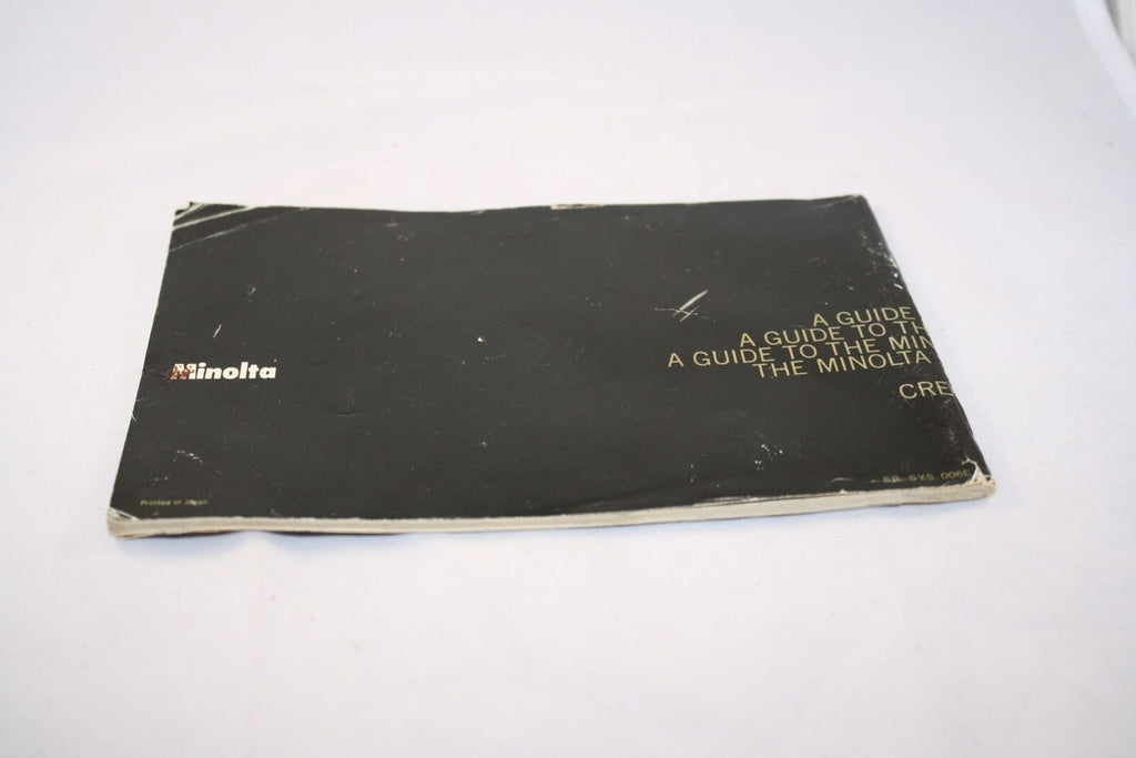 Minolta A Guide to Minolta SR Camera System Photography Manual (EN) 6103002