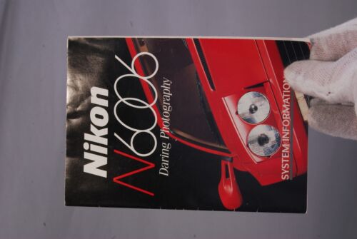 Nikon Camera N6006 Daring Photography System information Acessorie Brochure
