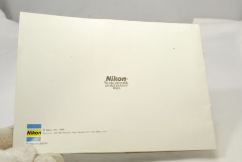 Nikon N50 camera Photo Guide system catalog 7216086